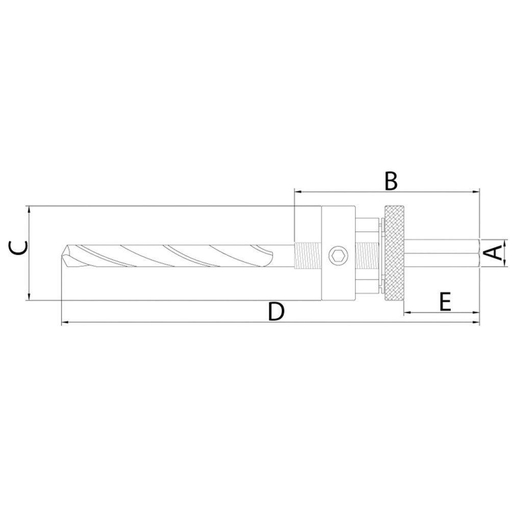 Broca Piloto Com Suporte 7/16" Para Serra Copo Com Ponta De Metal Duro E Bi-metálica - 2