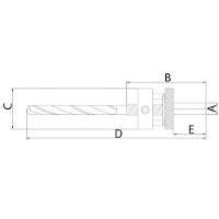 Broca Piloto Com Suporte 7/16" Para Serra Copo Com Ponta De Metal Duro E Bi-metálica - 2