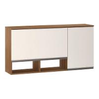 Armário Aéreo 120cm 2 Portas Basculantes C/Nichos Diana - 1