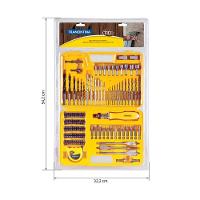 Maleta Plástica Com Brocas E Ponteiras Tramontina Para Uso Doméstico 110 Peças Tramontina - 2