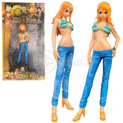 Brinquedo Boneco Anime Figura De Ação One Piece 18Cm - Nami