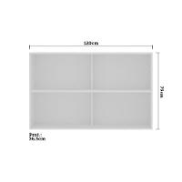 Armário Basculante 120cm 2 Portas E C/Vidro Reflecta Bronze - 3