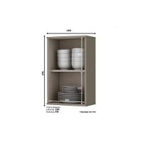 Módulo Cozinha Henn Connect Armário  1 Porta Duna/Cristal - 4