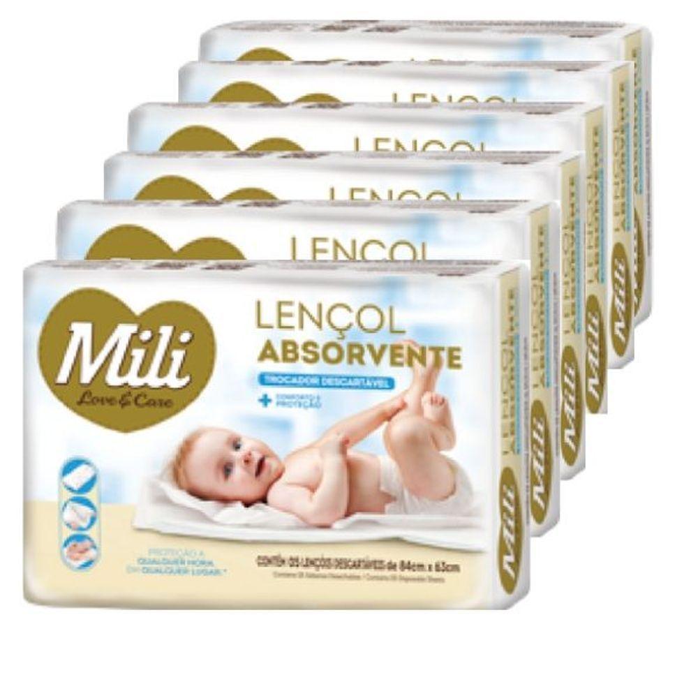 Trocador Descartável Mili Love&care 12 Pacotes C/ 5 Unidades - 1