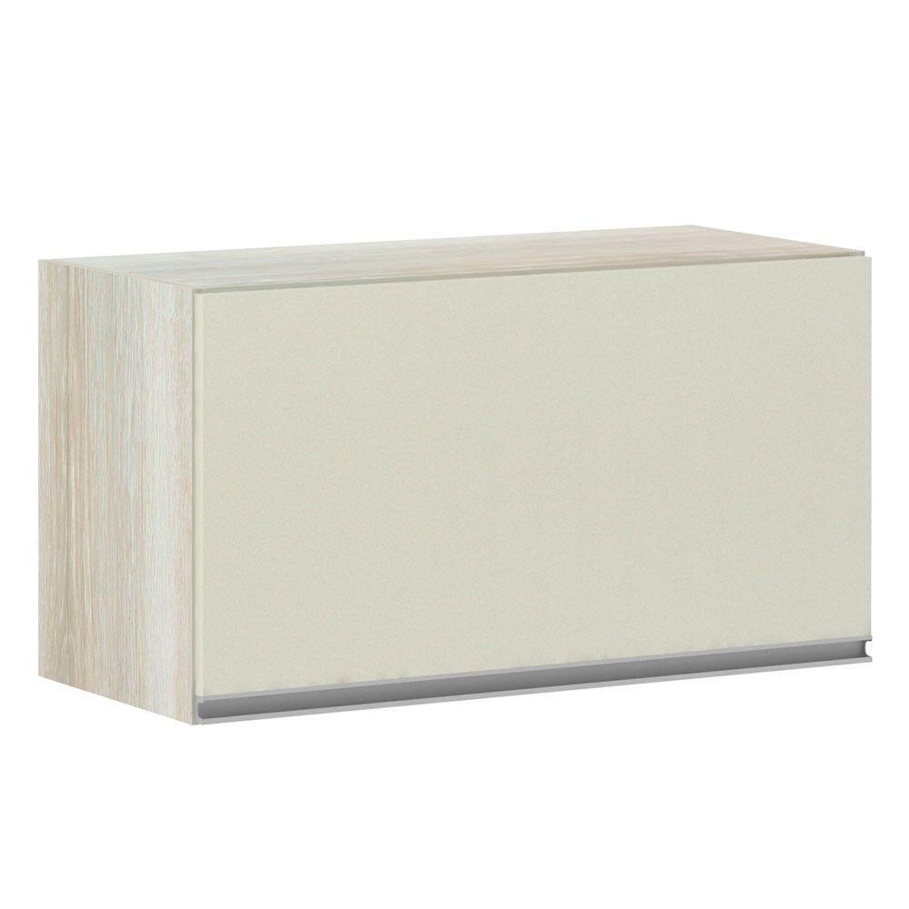 Armário Basculante 70cm 1 Porta Lis Legno Crema C/Kashmir - 1
