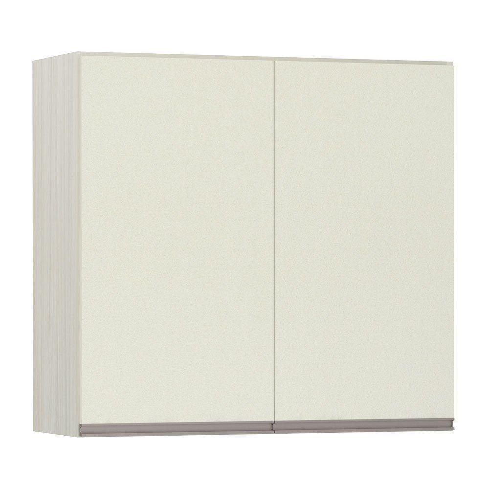 Armário Luciane 80cm 2 Portas Luci Legno Crema C/Kashmir - 1