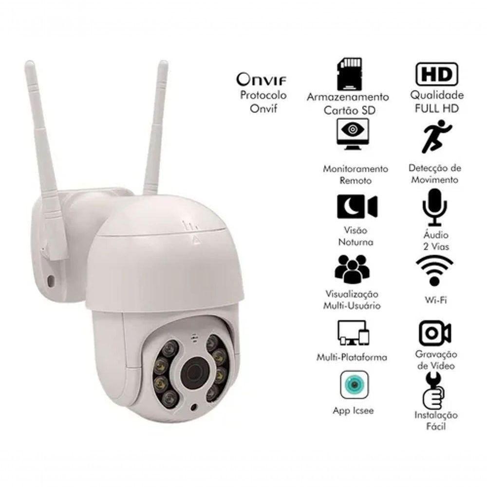 Babá Eletrônica Câmera Ip Segurança Wifi Infravermelho - 2