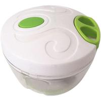 Mini Processador De Alimentos Triturador Branco Com Verde - 5