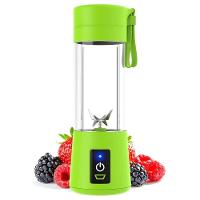 Mini Liquidificador Mixer Juice Cup Portatil 320ml Usb 6 Lâminas - Juicer - Verde - 1