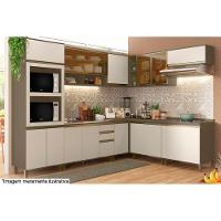 Módulo Cozinha Henn Connect Armário  2 Portas c/Vidro Duna - 4