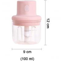 Mini Processador Triturador De Alimentos Elétrico C/lâminas Usb Recarregável - 5