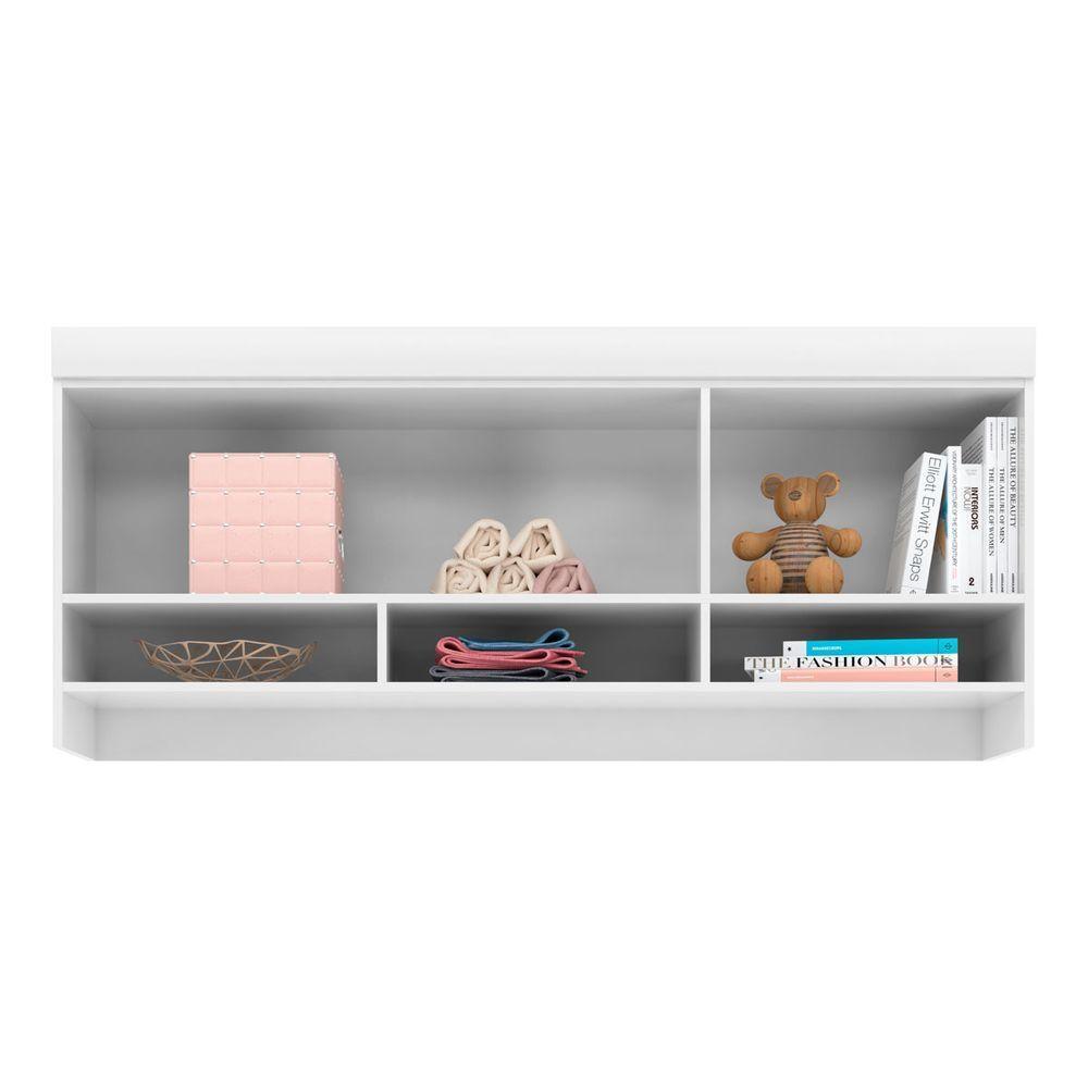 Módulo Aéreo Com 1 Porta E 4 Gavetas Eloisa Cor Branco Phoenix Baby - 2