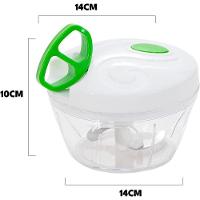 Processador Triturador Manual De Alimentos 3 Lâminas - 2