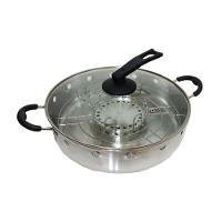 Churrasqueira Grill Para Boca De Fogão Com Tampa De Vidro - 2