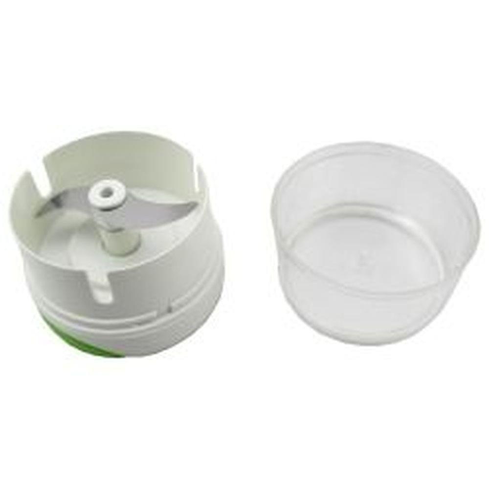 Mini Multiprocessador Triturador Manual 2 Lâminas Inox Alho P - 4