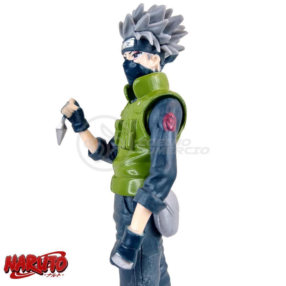 Brinquedo Boneco Kakashi Hatake Sharingan 18Cm Naruto - 3