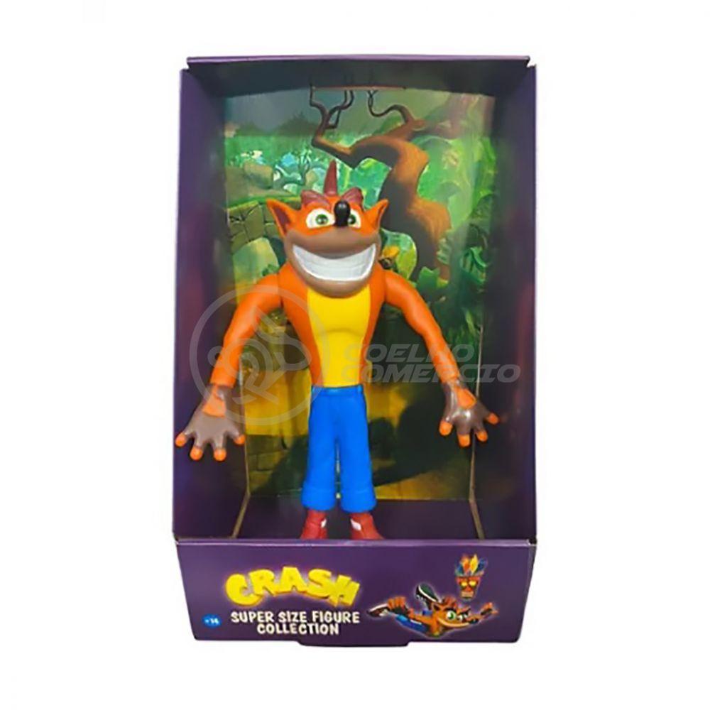 Boneco Action Figure Crash Bandicoot Articulado 25cm - 6
