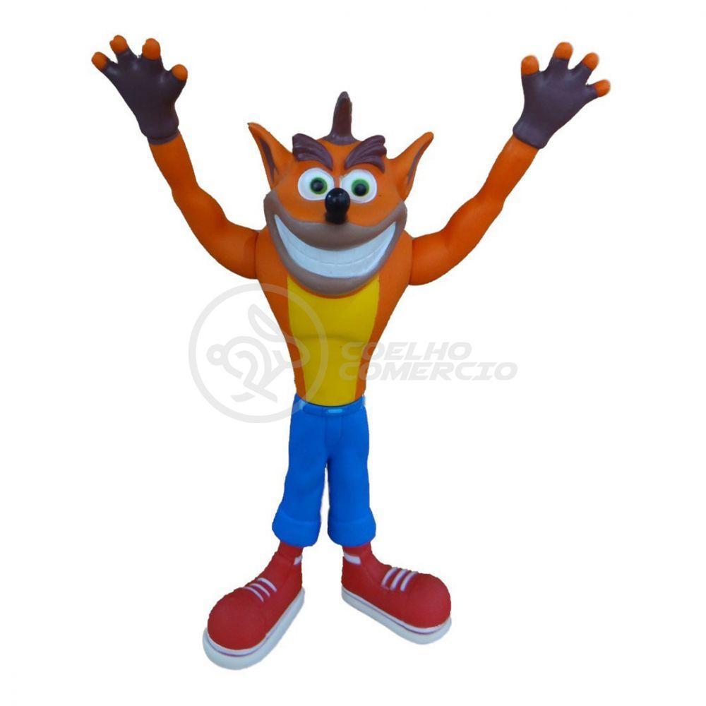 Boneco Action Figure Crash Bandicoot Articulado 25cm - 7