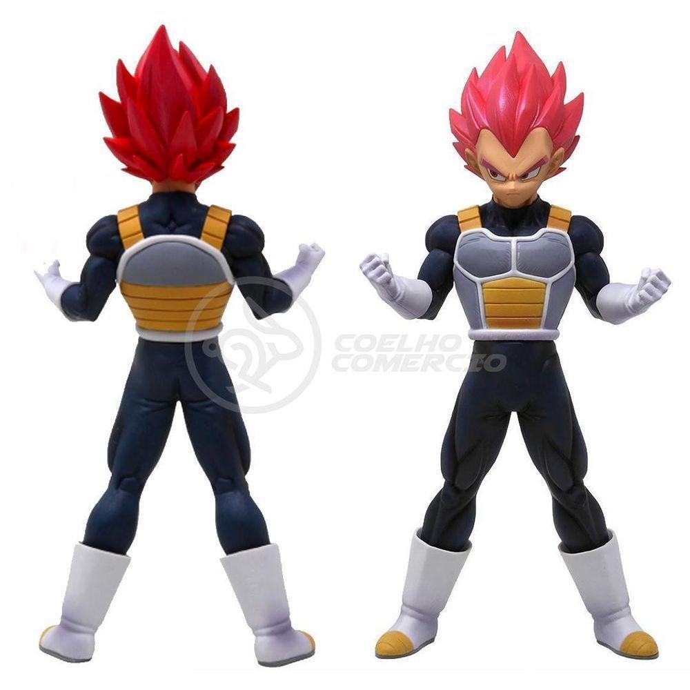 Boneco Action Vegeta Sayajin God Dragon Ball Z 20Cm - 5