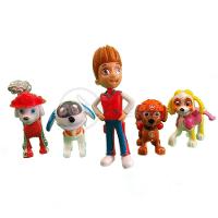 Kit 5 Bonecos Patrulha Canina Com 4 Skat Robo Dog 26 - 1