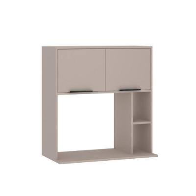 Armário Aéreo 80cm 2 Portas Com Espaço Para Forno Ou Micro Luciane Móveis Cinammon