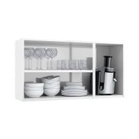 Armário de Cozinha Modulado Diamante c/ 3 Portas 105cm Branco - Telasul