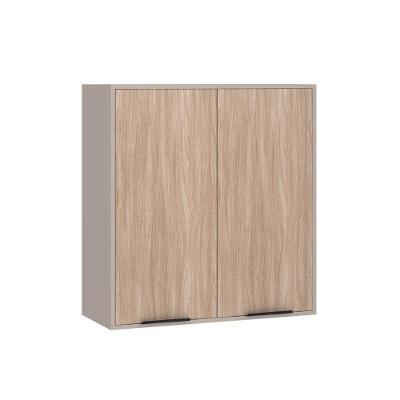 Armário Aéreo 80cm 2 Portas 1 Prateleira Luciane Móveis Cinammon Cumaru