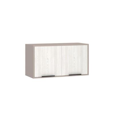 Armário Aéreo 80cm 2 Portas Luciane Móveis Cinammon Teka ártico