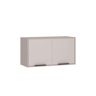 Armário Aéreo 80cm 2 Portas Luciane Móveis Cinammon Bege
