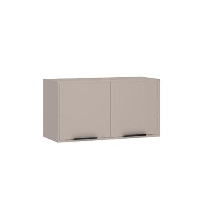 Armário Aéreo 80cm 2 Portas Luciane Móveis Cinammon