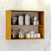 Armário Aéreo 2 Portas 1 Prateleira Eduarda Chf Móveis Cinamomo-grafite - 3