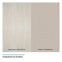 Armário Luciane 70cm 2 Portas Lis Legno Crema C/Connect