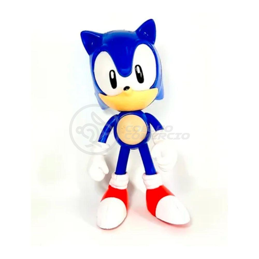 Coleção Boneco Action Figure Sonic Azul 16Cm Sonic Sega - 3