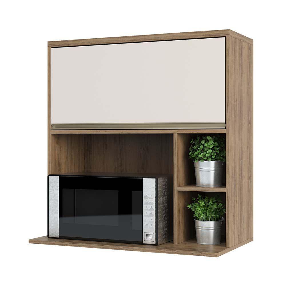 Armário Aéreo 80 Cm Nicho Micro Conjuntougado E Nicho - 1