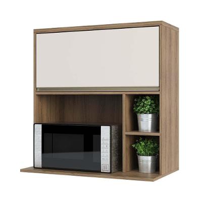 Armário Aéreo 80 Cm Nicho Micro Conjuntougado E Nicho