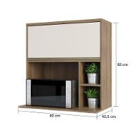 Armário Aéreo 80 Cm Nicho Micro Conjuntougado E Nicho - 3