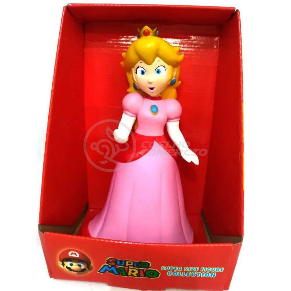 Boneco Action Figure Princesa Peach Toadstool Articulado 23cm - 4