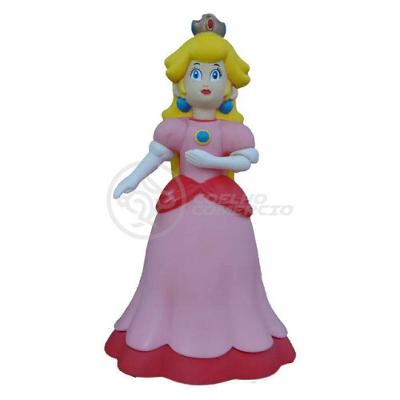 Boneco Action Figure Princesa Peach Toadstool Articulado 23cm