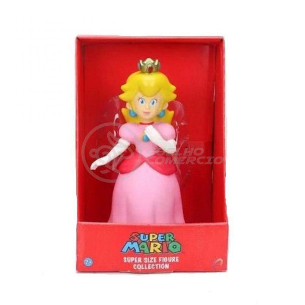 Boneco Action Figure Princesa Peach Toadstool Articulado 23cm - 7