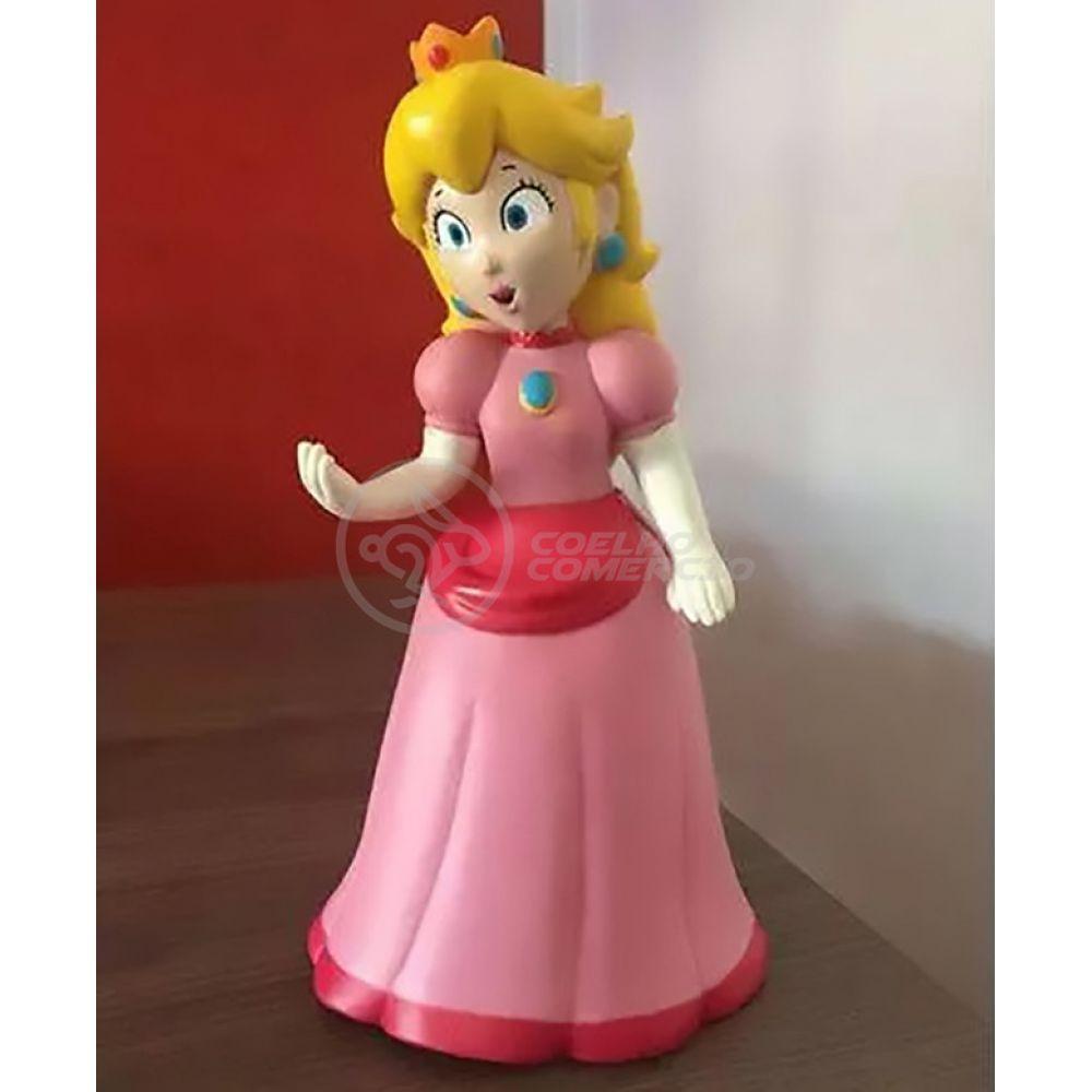 Boneco Action Figure Princesa Peach Toadstool Articulado 23cm - 9