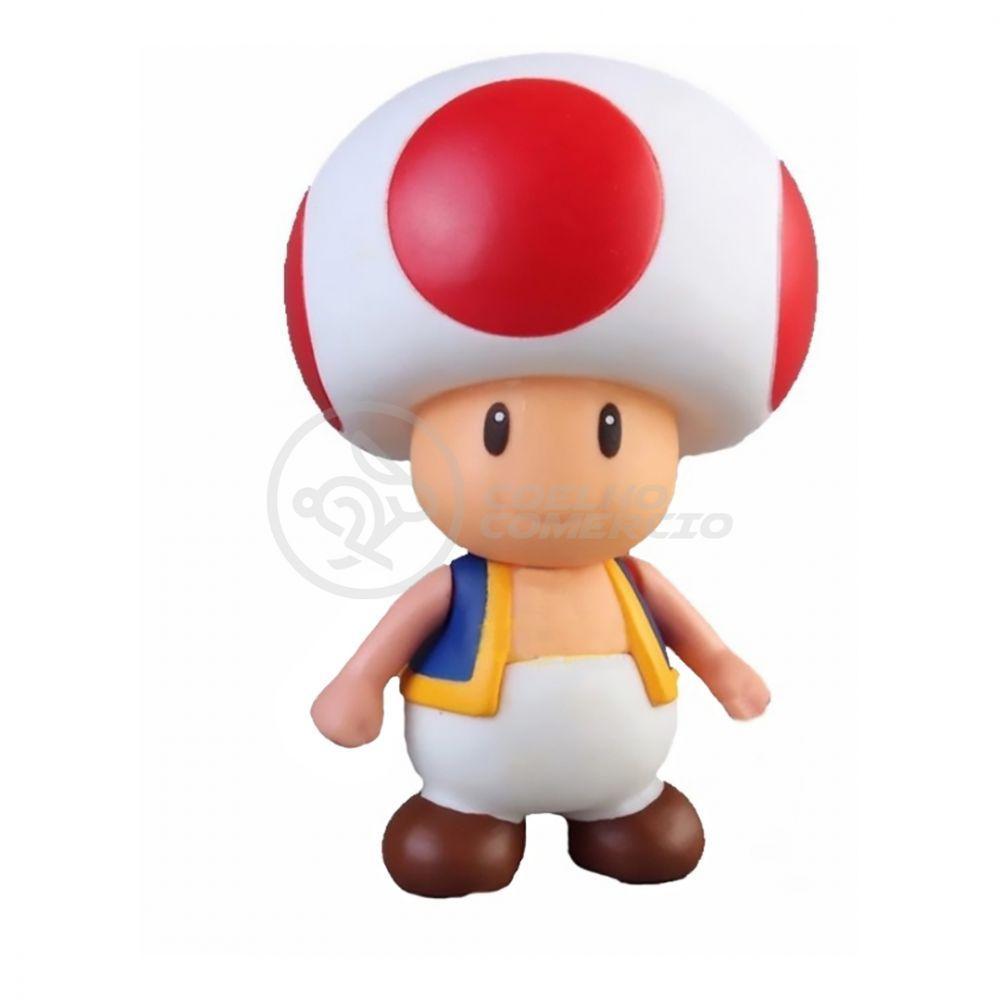 Boneco Action Figure Cogumelo Toad Articulado 20cm - 8