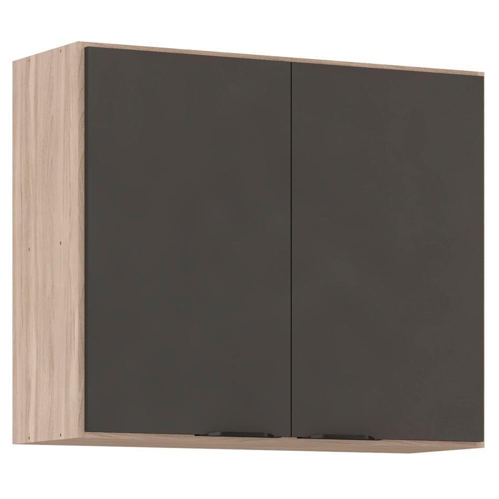 Armario Aereo 2 Pt 80Cm 94241 Avena Grafito - 1