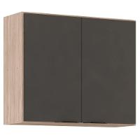 Armario Aereo 2 Pt 80Cm 94241 Avena Grafito - 2