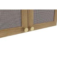 Armário Aéreo p/ Cozinha Botanic M633 2 Portas c/ Tela 80cm Nogueira - Kappesberg - 3