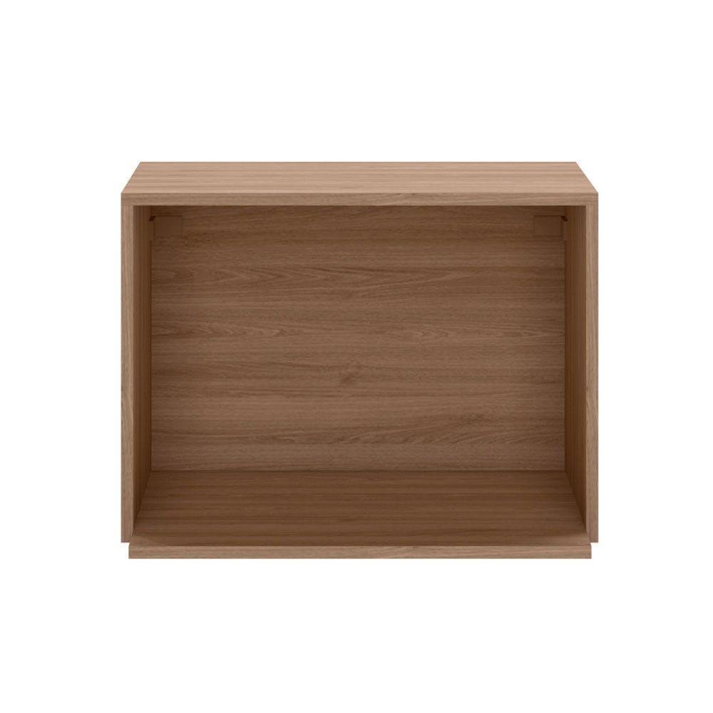 Armário Aéreo 58 Cm Com Nicho Micro Ondas Etna Poliman Carvalho Oak - 3