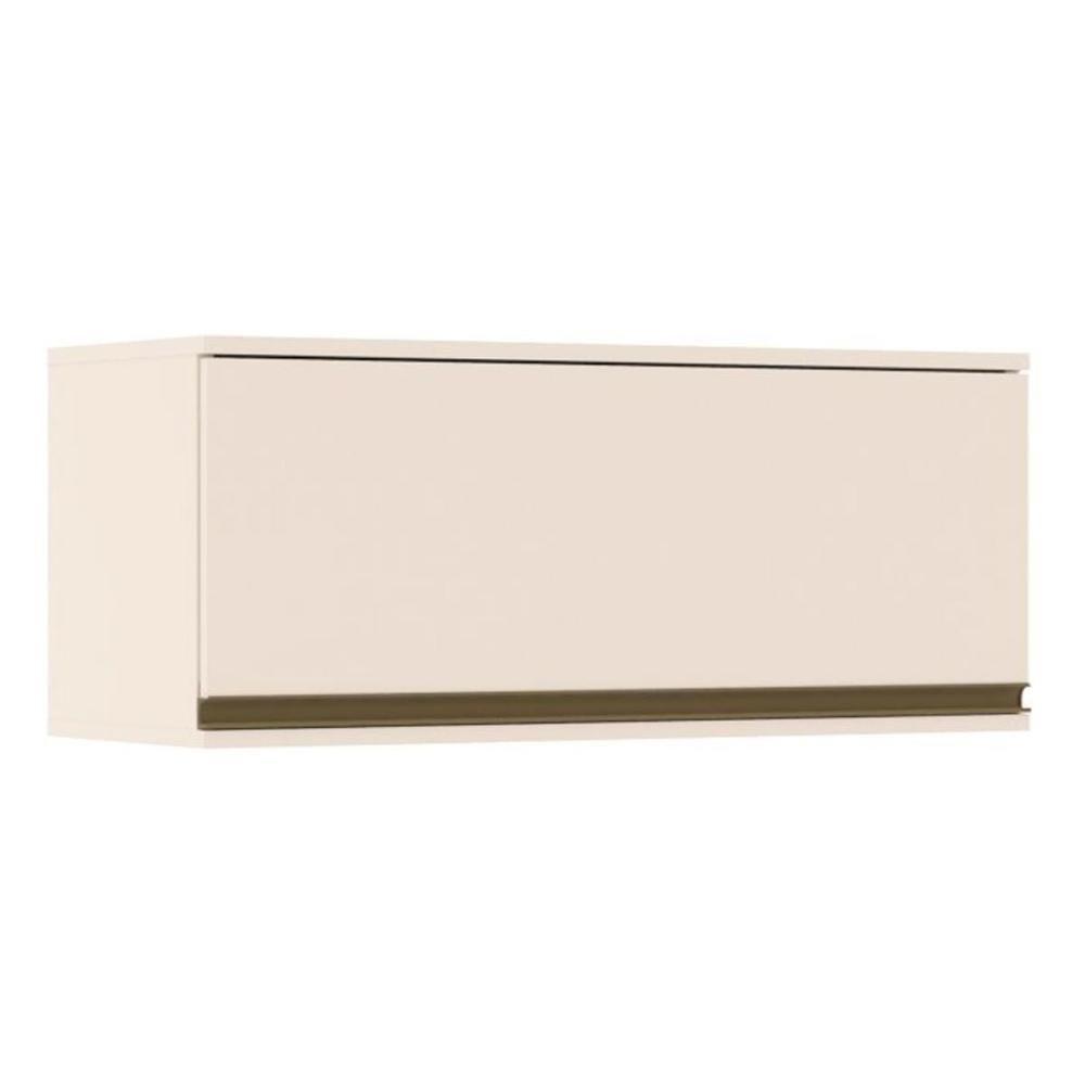 Armário Aéreo Cozinha Modulado Connect 80cm 1 Porta Basculante Off White - Henn - 1