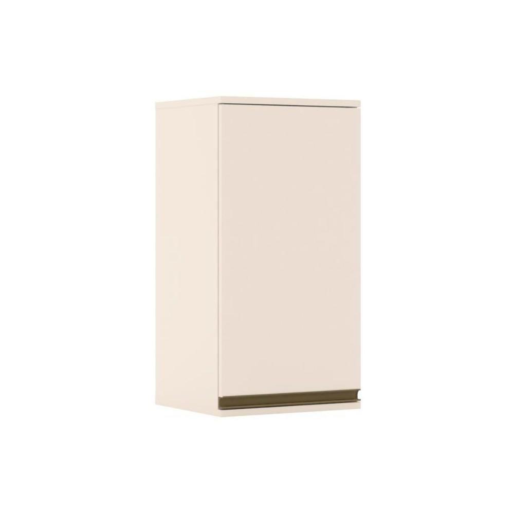 Armário Aéreo Cozinha Modulado Connect 1 Porta 35cm Off White - Henn - 1