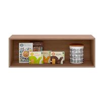 Armário Aéreo 80 Cm 1 Porta Basculante Etna Poliman Móveis Carvalho Oak E Off White - 10