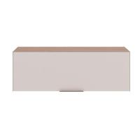 Armário Aéreo 80 Cm 1 Porta Basculante Etna Poliman Móveis Carvalho Oak E Off White - 14
