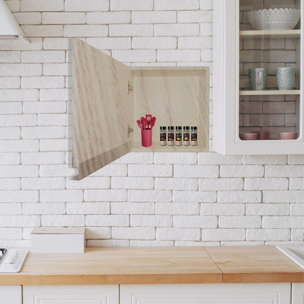 Armario Aéreo 1 Porta Madeirado Em Mdf - 9